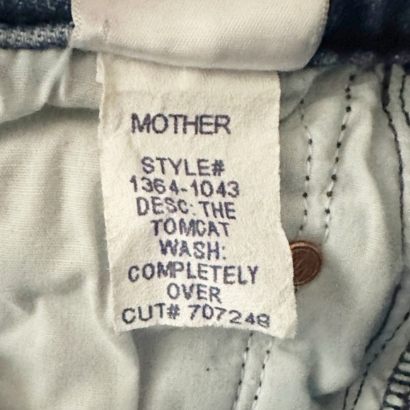 MOTHER Denim The Tomcat Jeans in Completely Over Size 26 - Picture 9 of 10